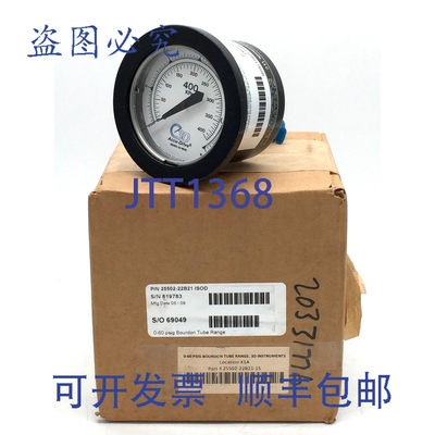 原装供应3D Instruments 压力表 0-60PSI 400KPa D1 25502 22B21-
