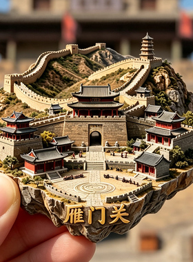 【雁门关冰箱贴】中华第一关雁门关长城山西边塞文创磁贴旅游打卡