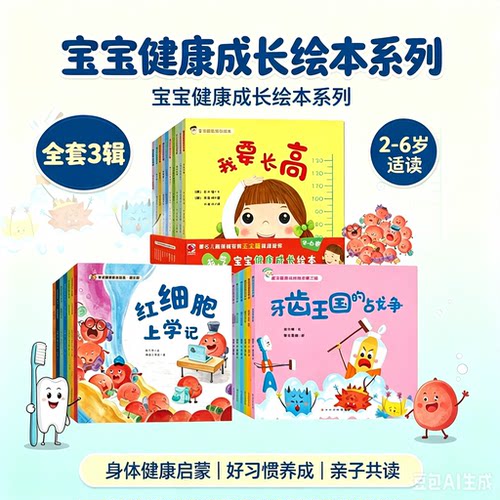 宝宝健康成长绘本全集