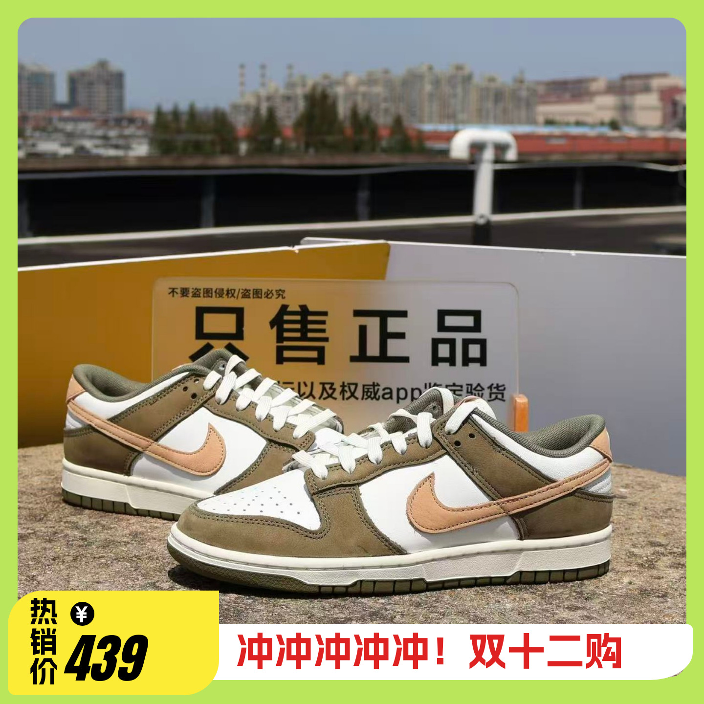 Nike Dunk Low Retro Premium 男子运动复古休闲板鞋 FQ8250-200