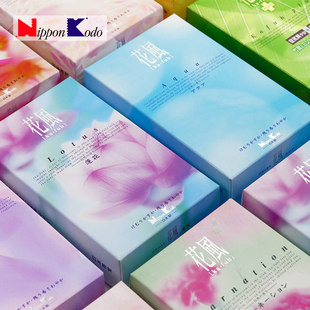 日本香堂nipponkodo花风系列线香清澈之水白梅家用熏香日系香花橘
