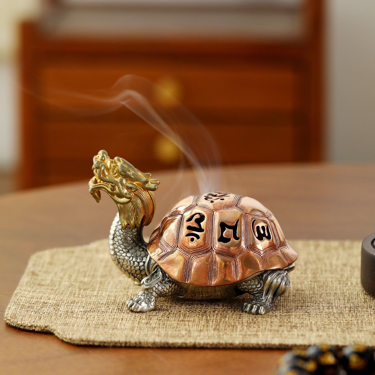 黄铜香薰炉盘香炉家用中式茶具