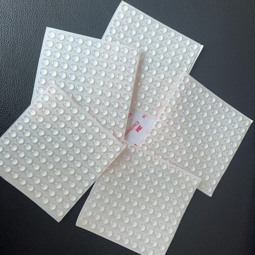 透明胶垫 防撞粒 防滑粒 玻璃防滑垫 脚垫 半球形8*3 （100）粒