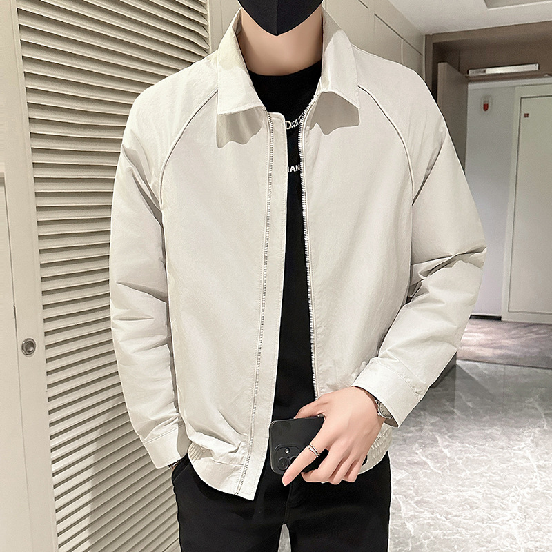 cleanfit黑色短款行政夹克棉服男款秋冬美式正肩外套成熟稳重