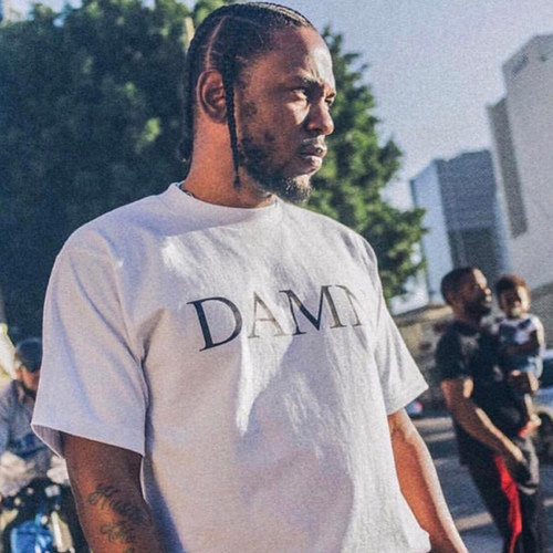damn说唱欧美棉短袖t恤