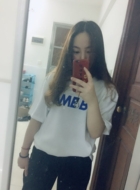 gameboy T恤 任天堂游戏机衣服简约字母男女情侣款休闲短袖打底衫