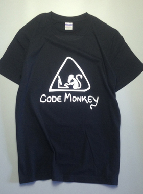 恶搞 搞笑 T恤程序猿员 代码 程序猿员男款 夏装圆领短袖T恤