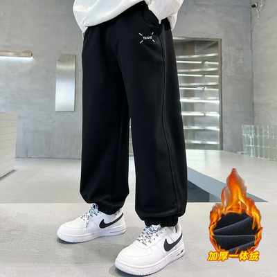 童装男童秋装裤子2023新款休闲运动男孩春秋款长裤中大童秋季卫裤