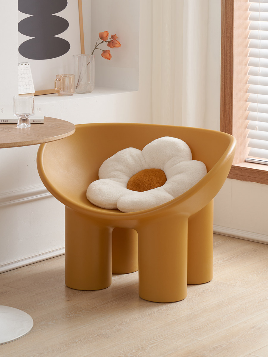 赫曼米勒北欧设计师大象腿椅子网红轻奢懒人单人沙发椅小户型户外