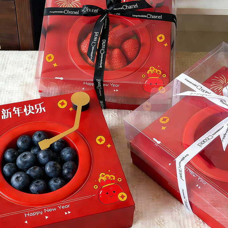 新年喜庆车厘子留声机唱片水果礼盒年货零食包装空盒草莓鲜花礼盒,鲜花速递/花卉仿真/绿植园艺,花艺包装盒,淘宝优惠券,粉丝福利购,淘宝优惠卷