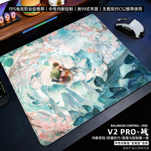 剑网专业电竞鼠标垫fps游戏专用男类99式中性操控均衡垫