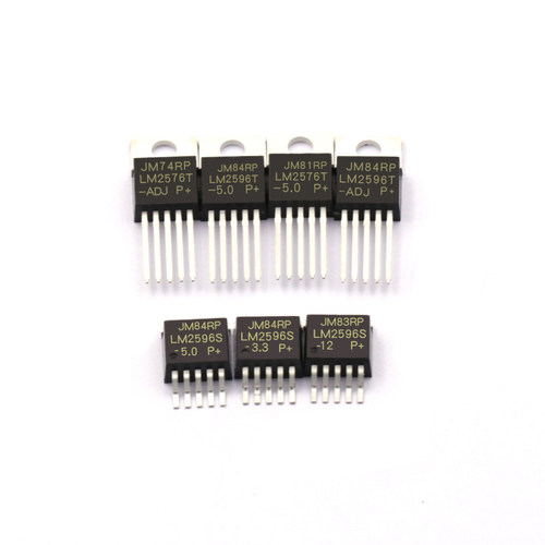 LM2596S-5.0 ADJ 12 3.3V LM2576 LM2596T 降压电路稳压器IC芯片