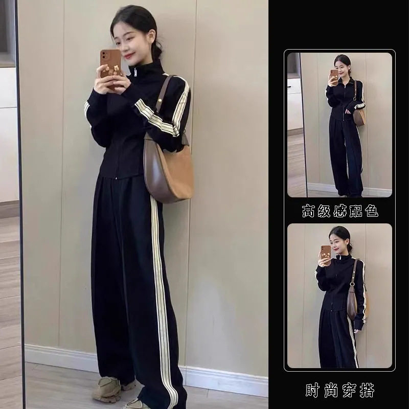胖东来单件/小香风运动服装女秋大码套装