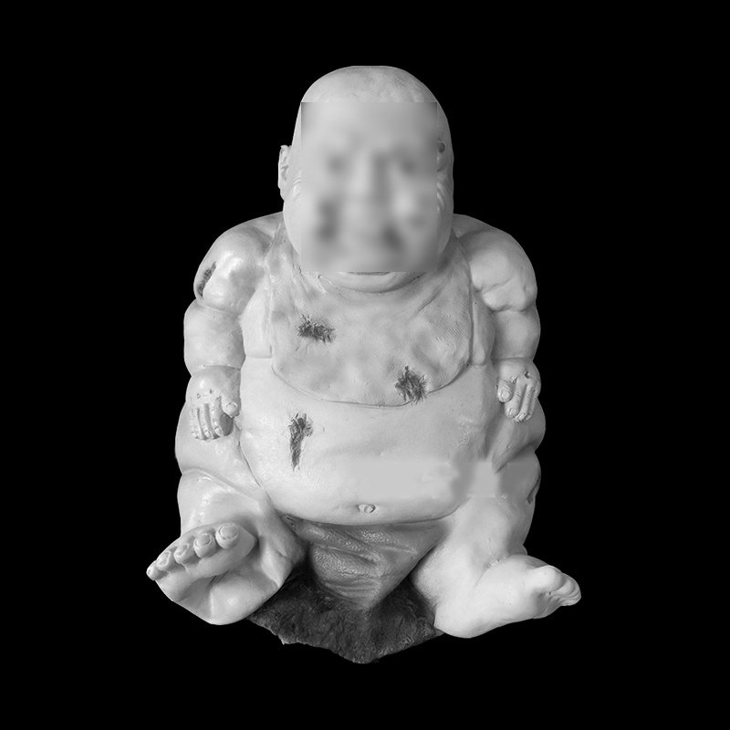 万圣节鬼屋恐怖假娃娃鬼小孩日本人偶密室逃脱男女小婴儿摆件道具