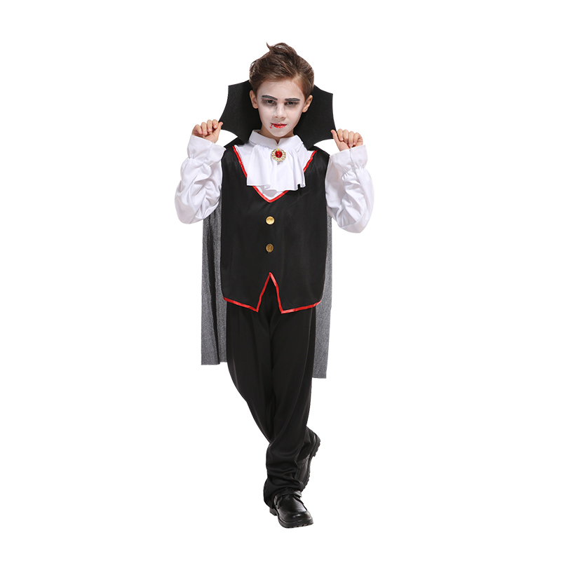 万圣节儿童服装小孩cos吸血鬼