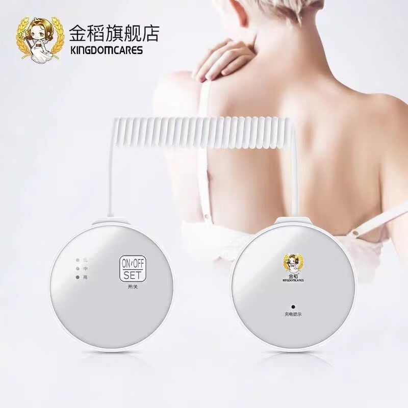 金稻电动健胸仪美体仪振动按摩仪甩脂机家用舒缓脉冲通络 健胸仪