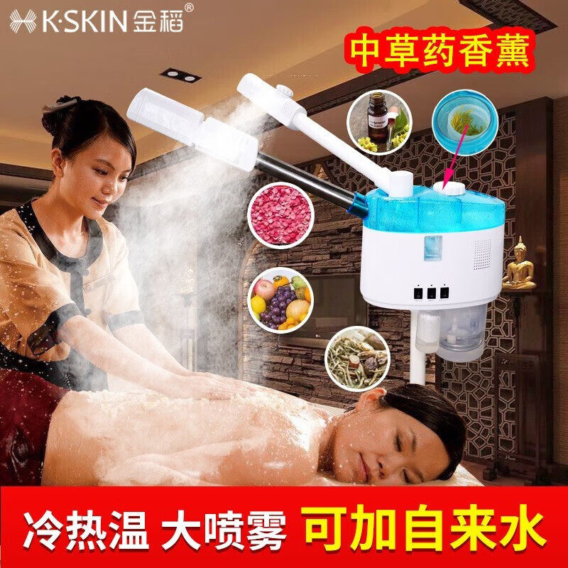 金稻蒸脸仪器面部喷雾补水仪蒸汽香薰冷热喷美容院可用礼物女