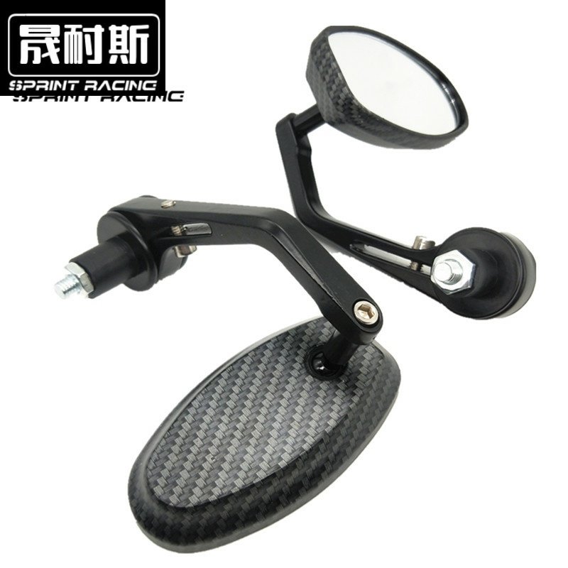 CBF190TR复古改装后视镜反光镜车把镜 复古190 cbf190tr 鸷道190s