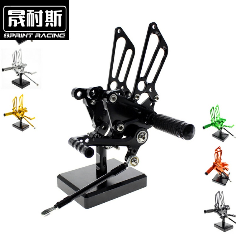 奥古斯塔F4改装升高脚踏1000刹车挂挡总成1098换挡改装CNC配件