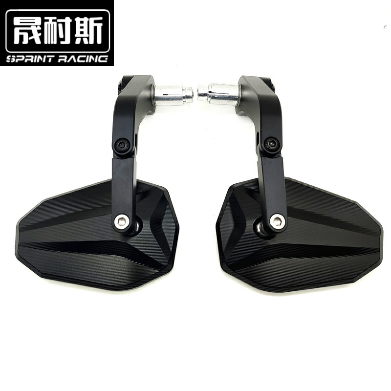 适用CB400F改装手把后视镜CB300R CB650R车把反光后视镜CNC大视野