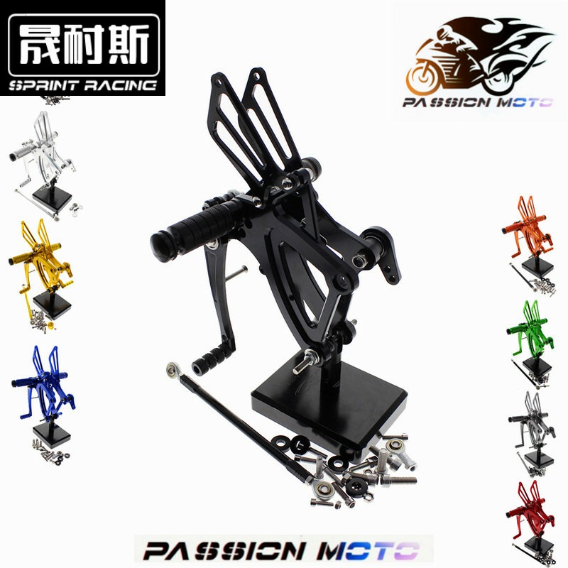 适用CBR500R/400R CB500F/400F 2013-2015改装CNC升高脚踏总成