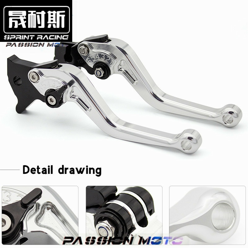 适用本田CB350 CB350RS CB200X改装配件刹车牛角手把手柄离合拉杆