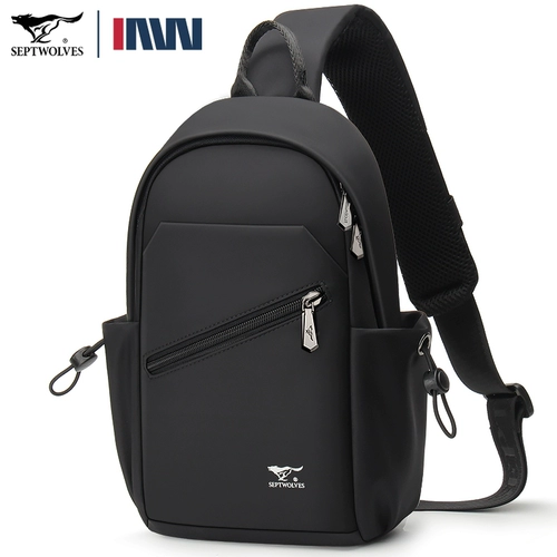 Septwolves, мужская нагрудная сумка, сумка через плечо, универсальный рюкзак