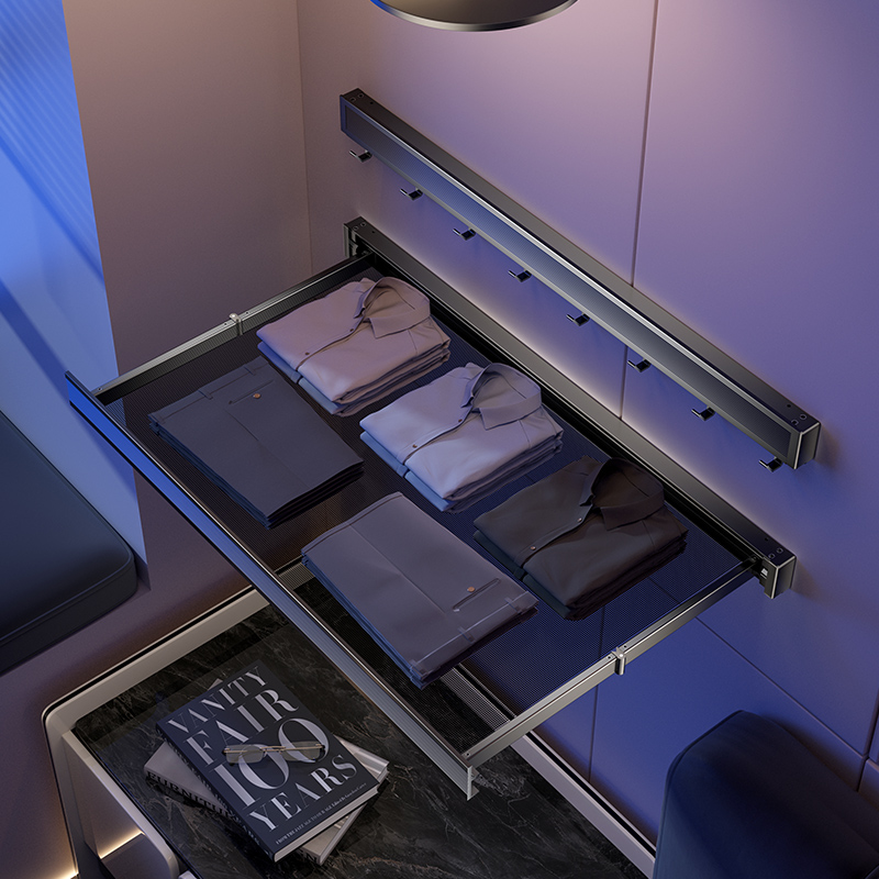 床头放衣服神器折叠小架子卧室床边床尾飘窗临时挂衣架隐形收纳层