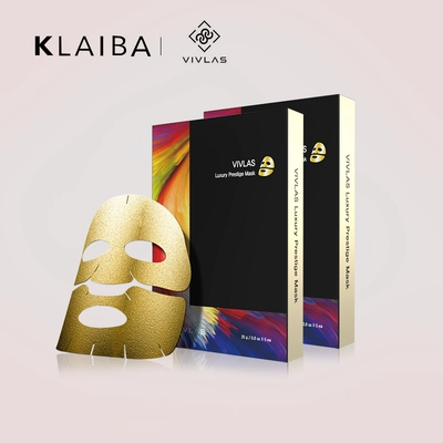 VIVLAS chỉ mặt nạ Lancome bí mật mặt nạ vàng lá vàng nữ ngậm nước hai hộp Hàn Quốc đích thực - Mặt nạ viên uống collagen Mặt nạ