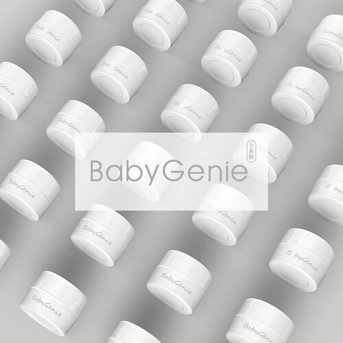 babygenie拉丝白乳白彩绘白