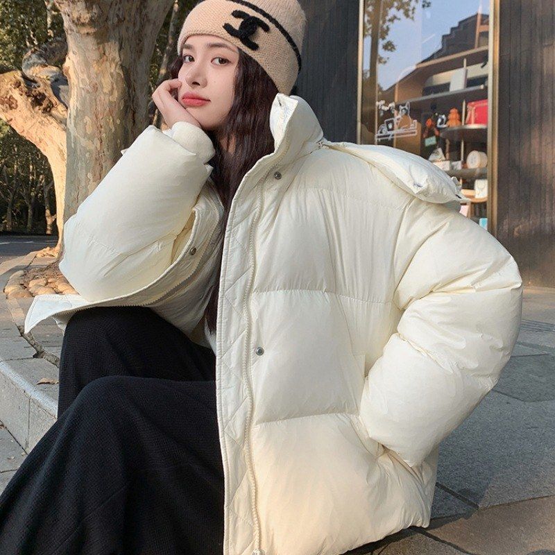 韩版休闲百搭短款羽绒棉服女小个棉衣/棉服