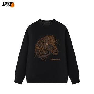 【马到成功】情侣款卫衣男女同款温变刺绣高端休闲中国风国潮上衣