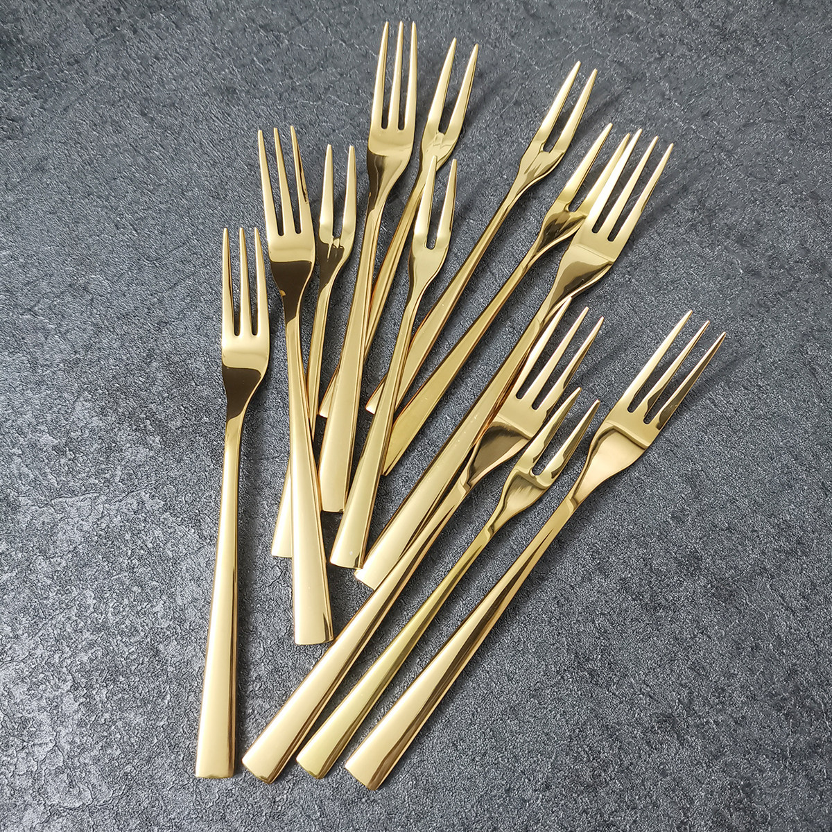 不锈钢水果叉欧式小奢华创意可爱高端家用轻奢北欧风格ins水果叉