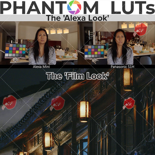 Phantom LUTs 松下S1h/S5/S5ii仿阿莱Arri电影机V-Log胶片LUT预设