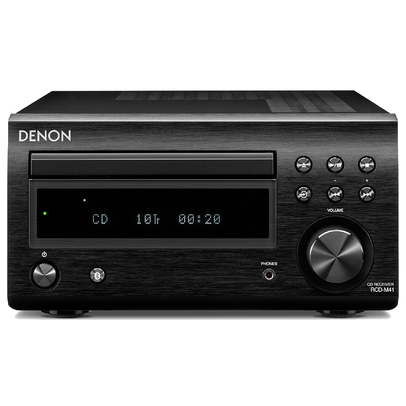 Denon/天龙 RCD-M41电脑桌面台式CD机组合音响蓝牙迷你HIFI音箱