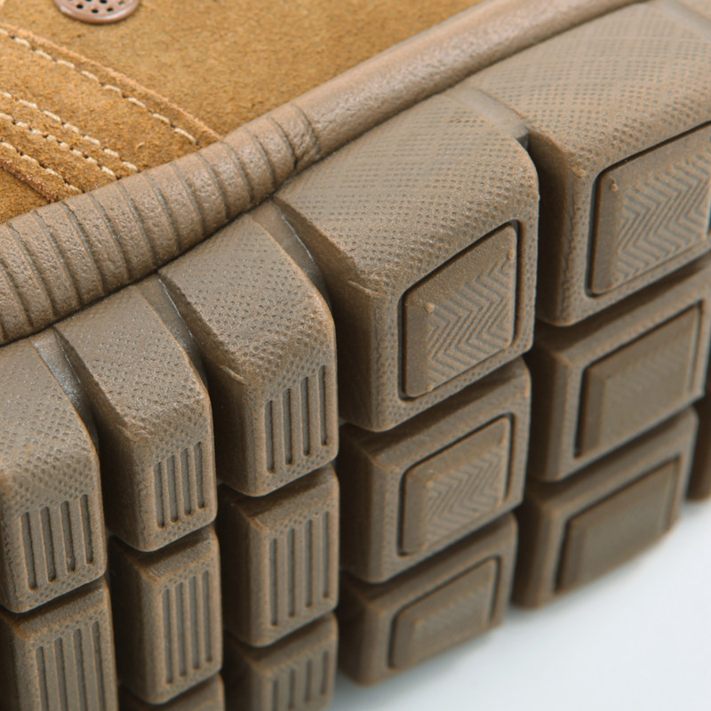 Boots militaires en cuir - amortissement - Ref 1402352 Image 5