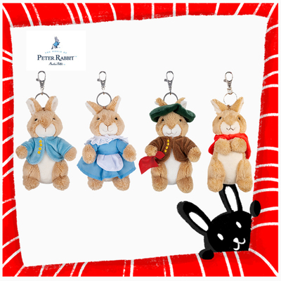英国PeterRabbit/本杰明钥匙扣比得兔夫人/比得兔/弗洛普西挂饰