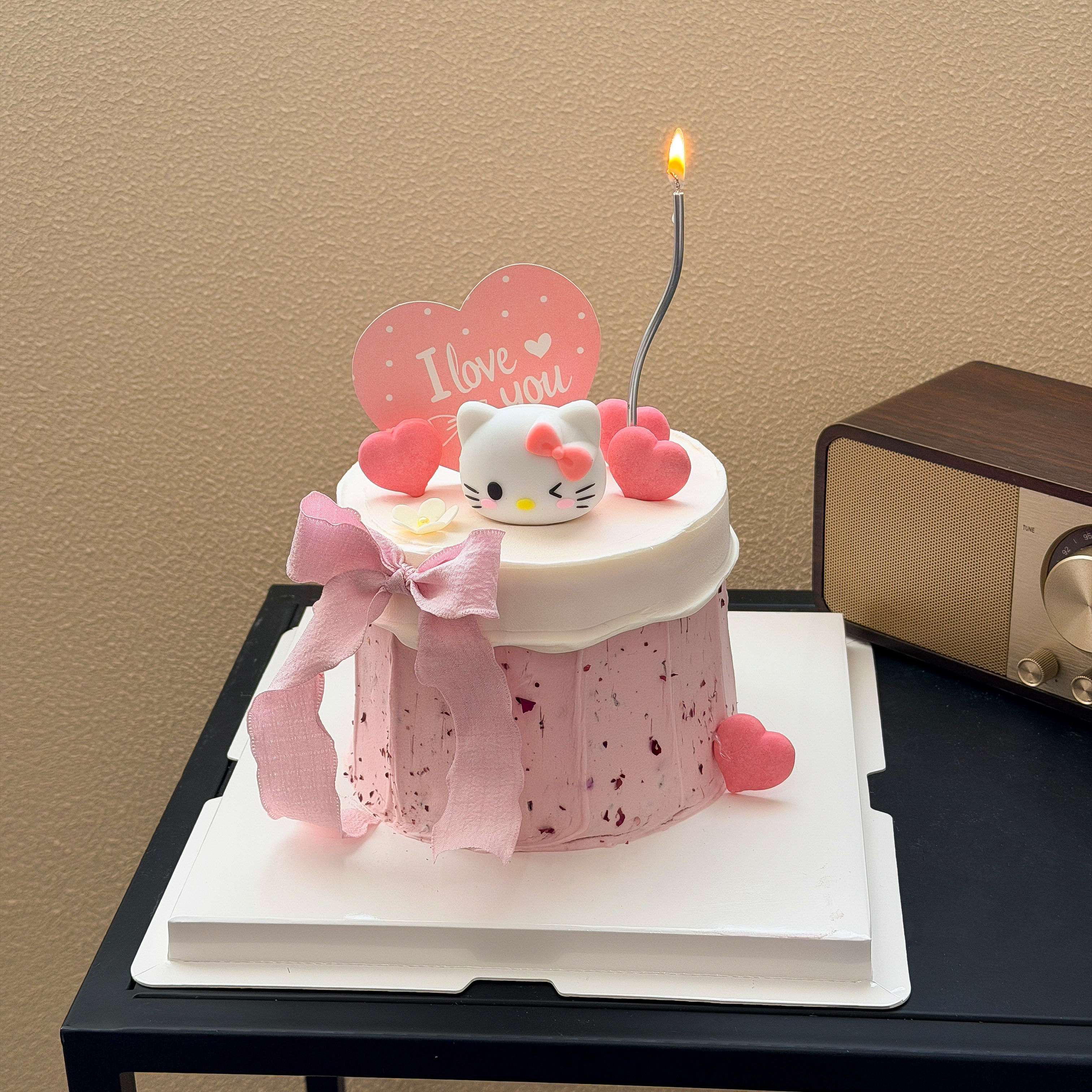 2026情人节蛋糕装饰软胶kt猫摆件爱心插牌丝带七夕520甜品装扮,节庆用品/礼品,节日装扮用品,淘宝优惠券,粉丝福利购,淘宝优惠卷