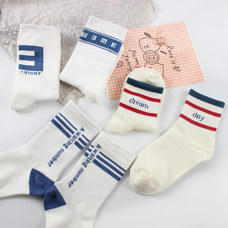 袜子女原宿学生高帮个性风情侣袜