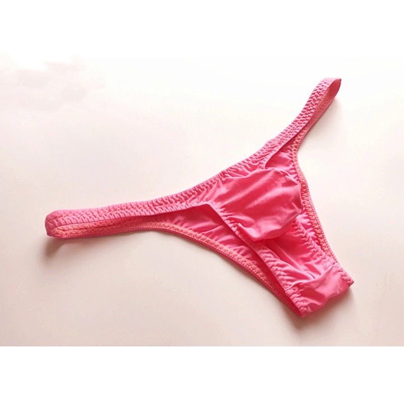 实拍新男士冰丝性感三角裤 低腰U凸紧身弹力内裤 半透明男内裤015
