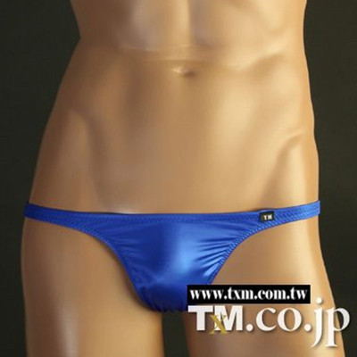 男子时尚性感凹凸设计透气丁字裤
