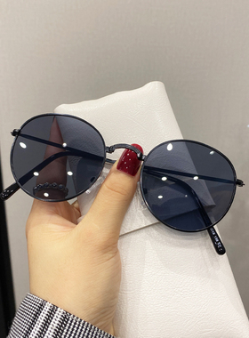 【清仓捡漏】太阳镜海边墨镜女防紫外线高级感gm黑色眼镜时尚复古