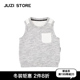 背心中性男童女童1843332 绒布空气棉拼接上装 JUZI STORE童装
