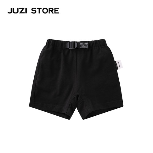 JUZI STORE童装粗针单面布街头下装沙滩短裤中性男童女童1230602