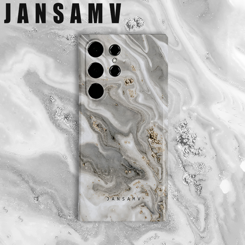 大理石纹适用三星S24ultra手机壳magic5全包边iqoo12硬壳s23/s22华为mate60pro/40/50/p60一加12/ace2pro
