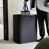 JosephJoseph三格分类脏衣篮大容量衣物收纳桶便携洗衣篮收纳筐