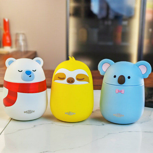 兽乐派不锈钢焖烧杯礼品保温杯