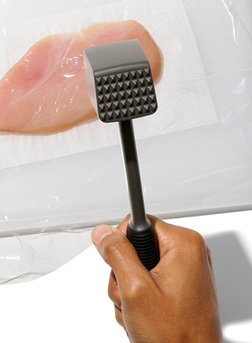 美国OXO奥秀家用双面敲肉锤牛排工具拍打器厨房松肉锤嫩肉断筋器