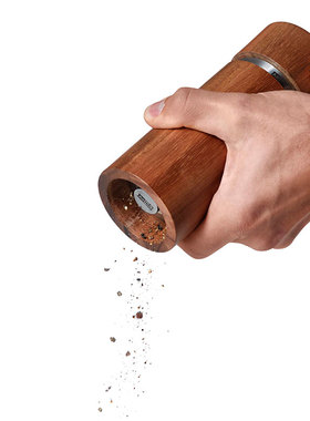 德国Adhoc相思木研磨器家用调料研磨瓶调味罐高档陶瓷磨芯黑胡椒