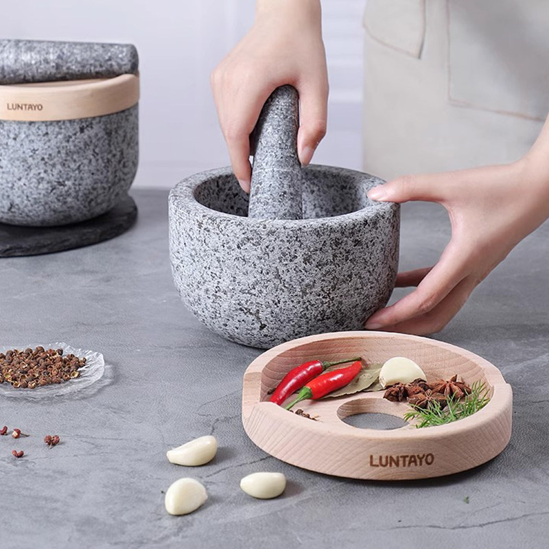 luntayo花岗石捣碎器压蒜器图片